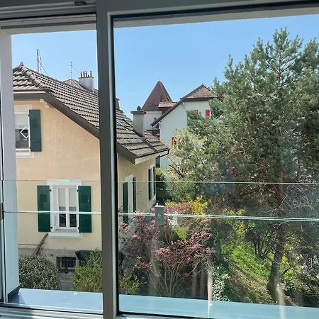 Proche Lausanne: Studio Bien Equipe Apartment Prilly Exterior foto