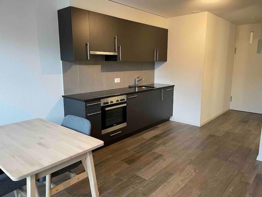Proche Lausanne: Studio Bien Equipe Apartment Prilly Exterior foto