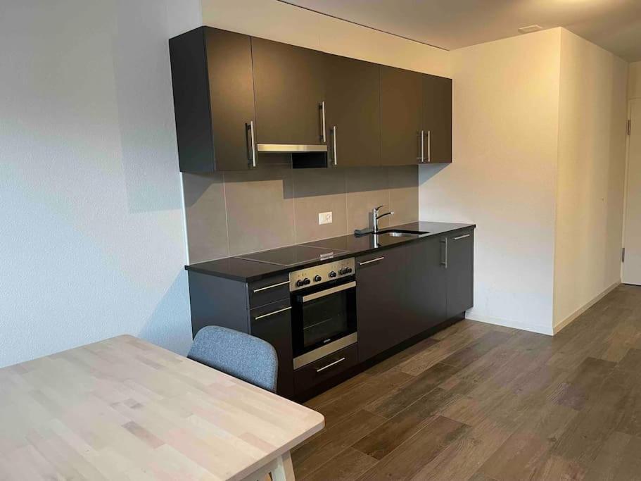 Proche Lausanne: Studio Bien Equipe Apartment Prilly Exterior foto